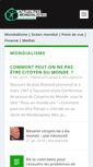 Mobile Screenshot of citoyensdumonde.net